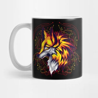 wolf gift for animal fan lover Mug